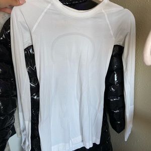 White Longsleeve lululemon top